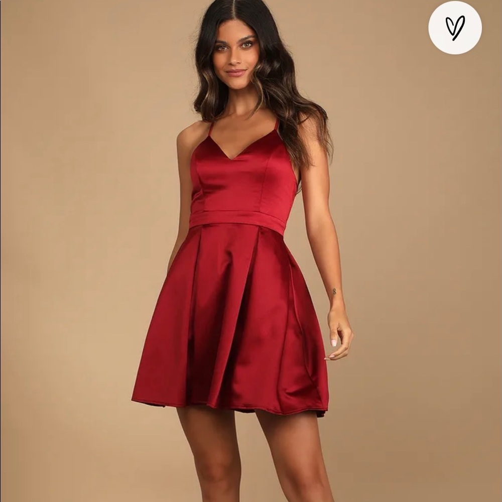 Size small red LULUS dress